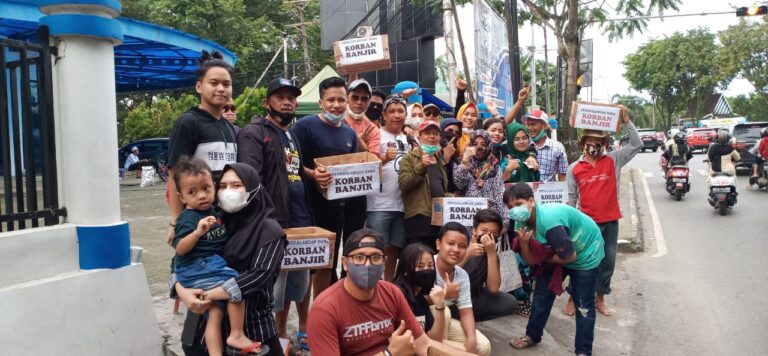 GELAR AKSI PEDULI KORBAN BANJIR DI BANJARMASIN