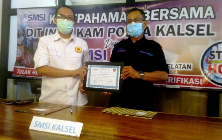 SMSI KALSEL DAN DITINTELKAM POLDA KALSEL BERSEPAKAT