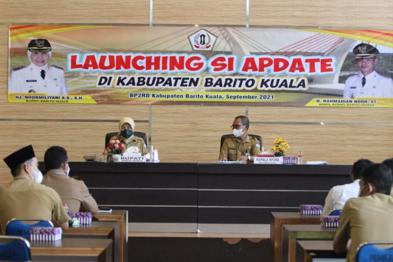 BUPATI BATOLA LAUNCHING APLIKASI SI APDATE