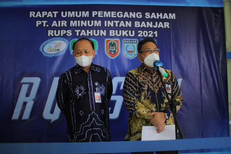 BANJARBARU PEGANG SAHAM PT AIR MINUM INTAN BANJAR 39,32 PERSEN, BANJAR TERTINGGI