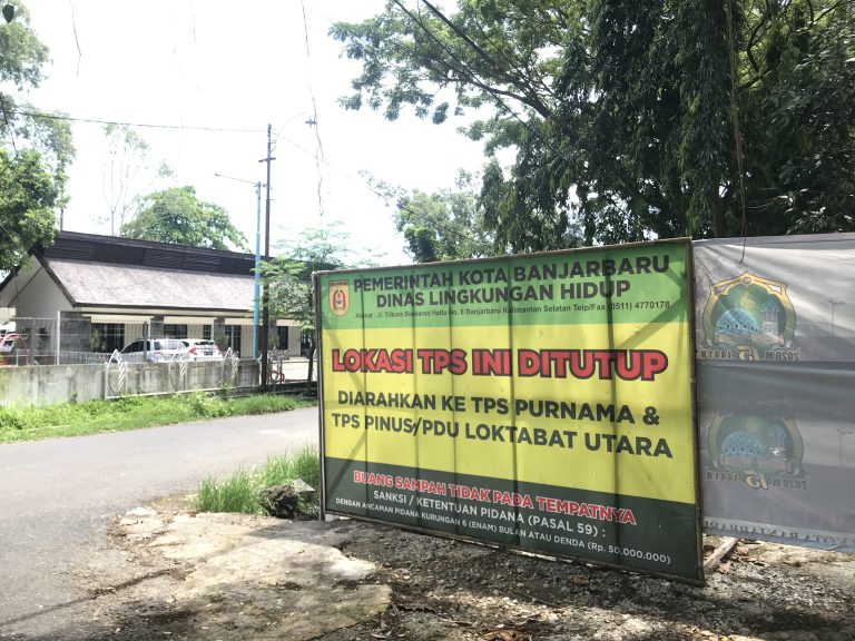 TPS SAMPAH DI JALAN GARUDA DITUTUP, DLH: BANJARBARU TAK PUNYA LAHAN UNTUK TPS