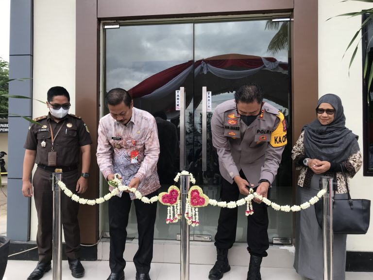 GEDUNG SANIKA SATYAWADA SATRESNARKOBA POLRES BANJARBARU DIRESMIKAN, INI HARAPAN KAPOLRES DAN WAWALI