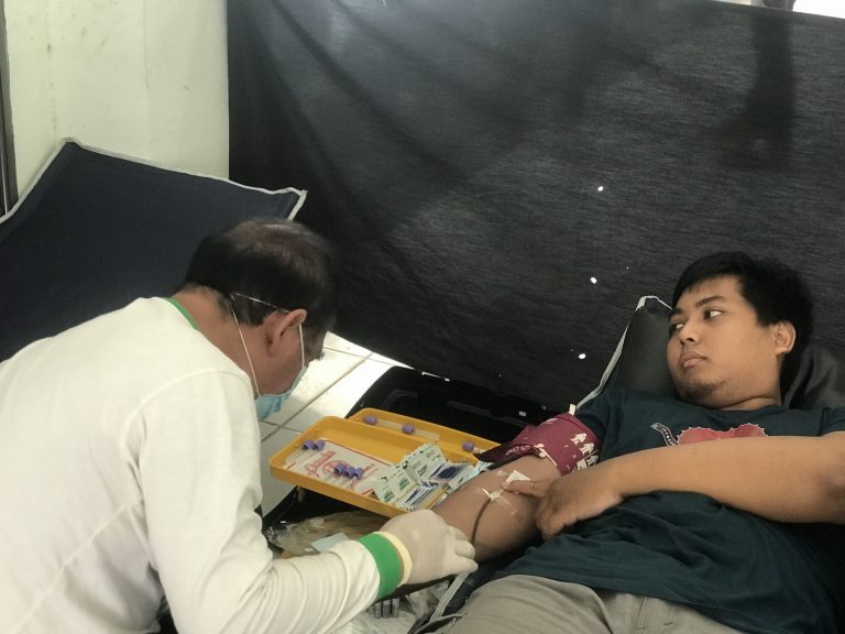 DONOR DARAH DI PASAR BAUNTUNG BANJARBARU, TARGETKAN 50 KANTONG DARAH