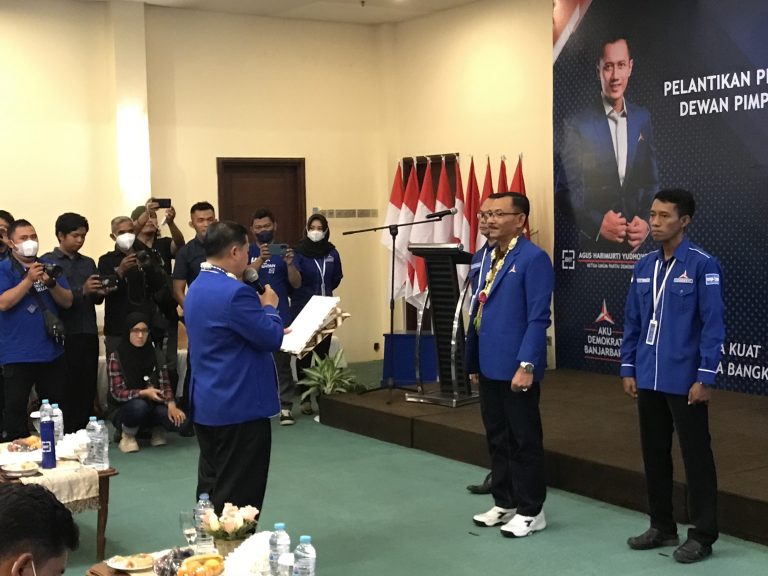 SAID SUBARI RESMI MENJABAT KETUA DPC PARTAI DEMOKRAT BANJARBARU