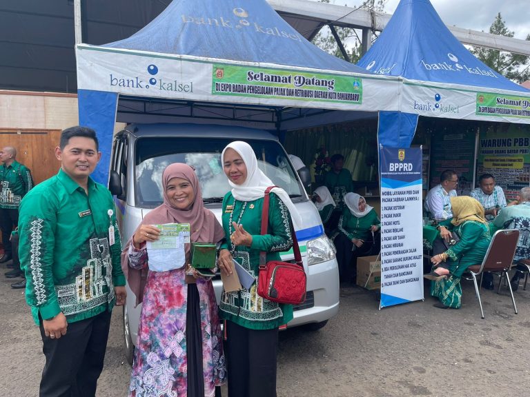 BPPRD HADIRKAN MOBIL LAYANAN PBB P-2 DI BANJARBARU TITECH EXPO 2023