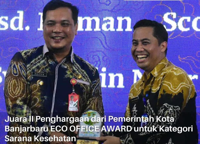 RSDI BANJARBARU RAIH PENGHARGAAN ECO OFFIFE AWARD 2023