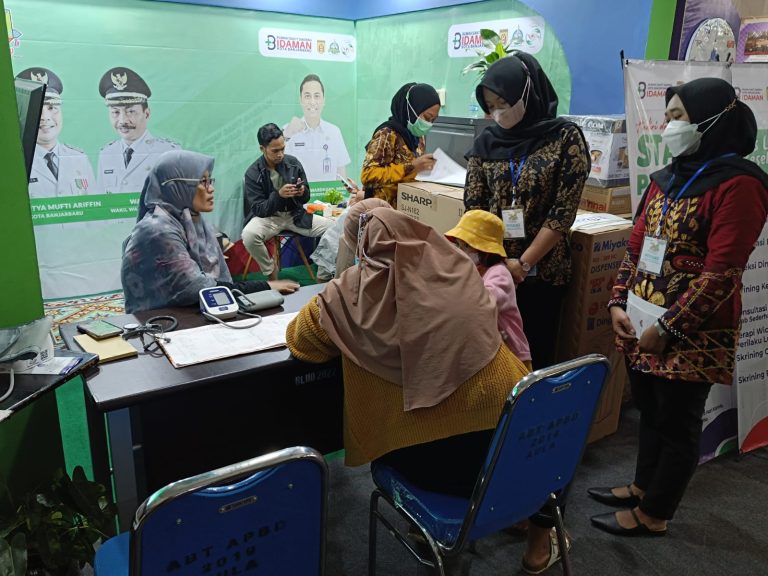 STAND RSDI BANJARBARU DI TITECH EXPO 2023 RAMAI PENGUNJUNG