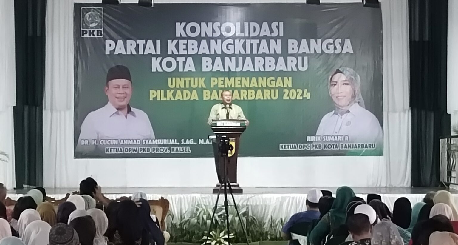 KETUA DPW PKB KALSEL: JANGAN COBA MEMBELOT ATAU DUA KAKI, MENANGKAN LISA HALABY – WARTONO