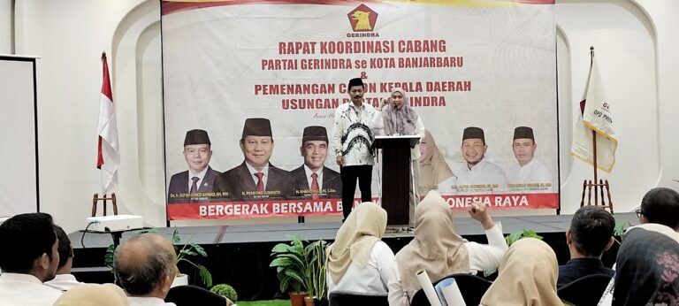 GERINDRA KALSEL: MENANGKAN PASLON SEPERTI KITA MENANGKAN BAPAK  PRABOWO SUBIANTO DI PILPRES