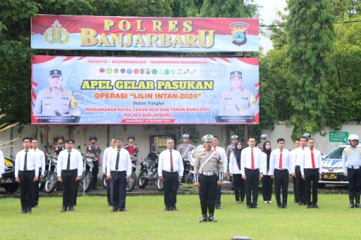 SIAPKAN RATUSAN PERSONEL, POLRES BANJARBARU SIAP AMANKAN NATARU