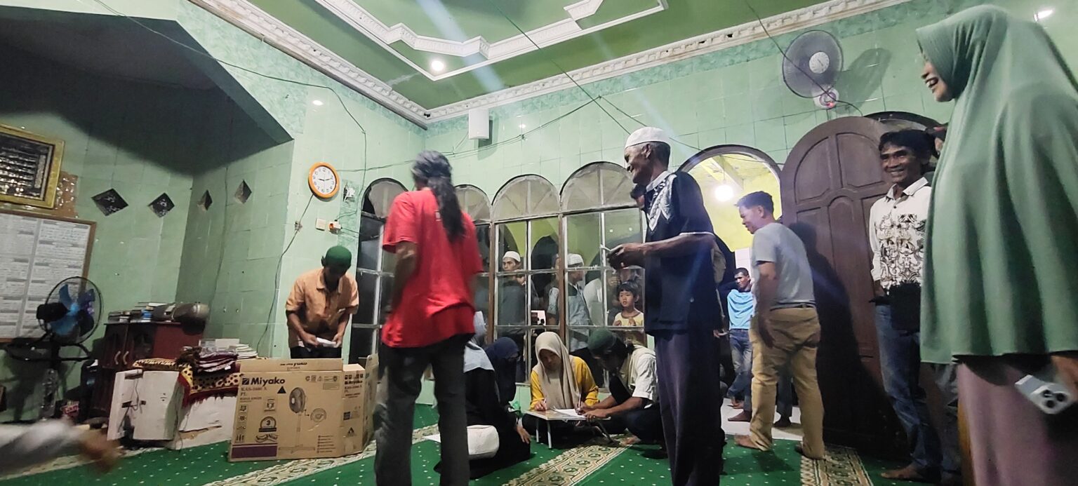 SENGIT DI AWAL, KETUA RT24 GUNTUNG MANGGIS AKHIRNYA TERPILIH
