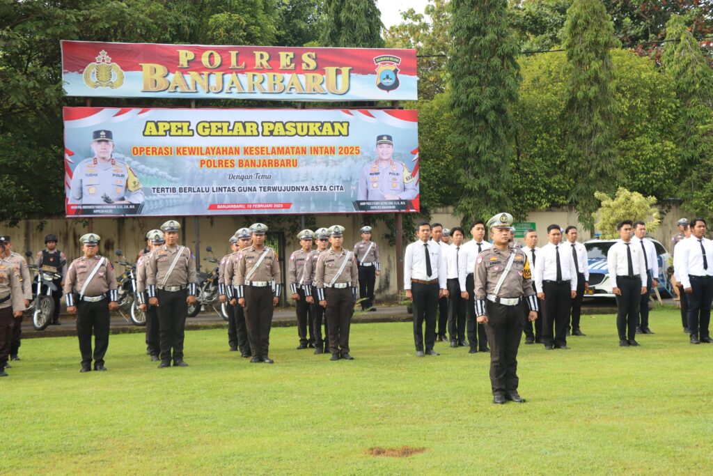 IMG-20250210-WA0008-1024x683 OPERASI KESELAMATAN INTAN 2025 DIMULAI, POLRES BANJARBARU SIAPKAN PULUHAN PETUGAS GABUNGAN