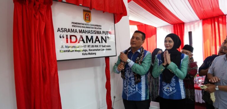 ASRAMA IDAMAN DIRESMIKAN WALI KOTA BANJARBARU