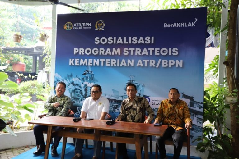 SOSIALISASI SERTIPIKASI TANAH DI BANJARMASIN, ATR/BPN GANDENG KOMISI II DPR RI