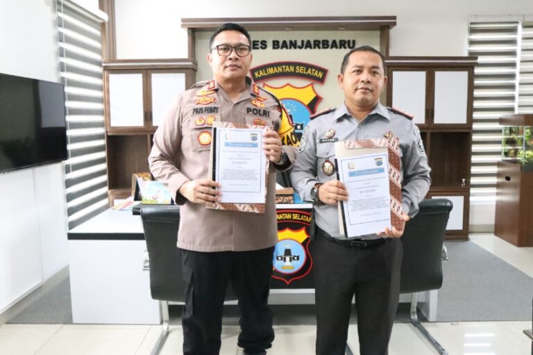 SINERGI POLRES DAN LAPAS BANJARBARU UNTUK KEAMANAN LAPAS