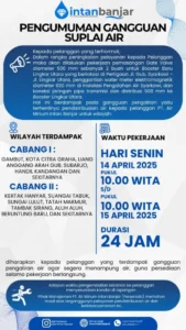 ptam intan hentikan distribusi 24 jam