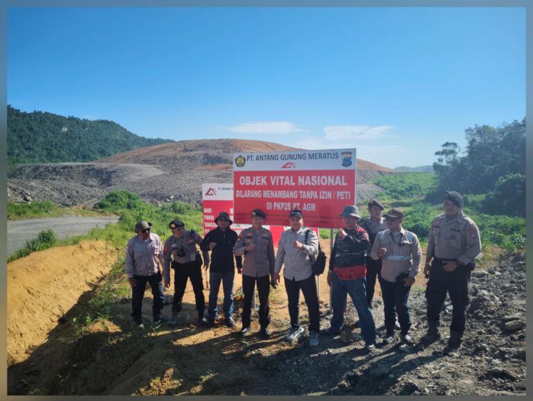 BLOK 2 BUKAN TANAH BEBAS, PT AGM DAN POLISI “KUNCI” AKSES TAMBANG ILEGAL