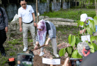 WALI KOTA BANJARBARU ERNA LISA HALABY TANAM POHON