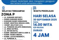penguguman PTAM Intan Banjar di Jalan Panglima Batur pipa 150mm penguguman PTAM Intan Banjar di Jalan Panglima Batur pipa 150mm