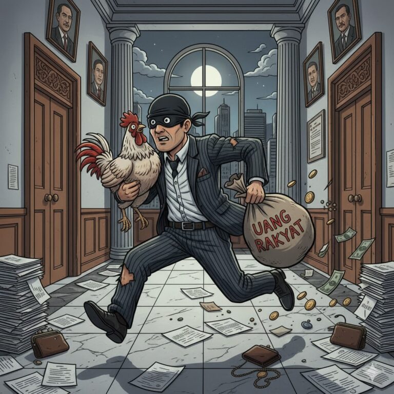 MALING UANG RAKYAT DI BANJARBARU, TERBUKTI HUKUM BERAT