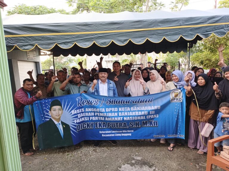 SERAP ASPIRASI WARGA LIANG ANGGANG, DICKY PRIORITASKAN PENANGANAN BANJIR LINGKUNGAN