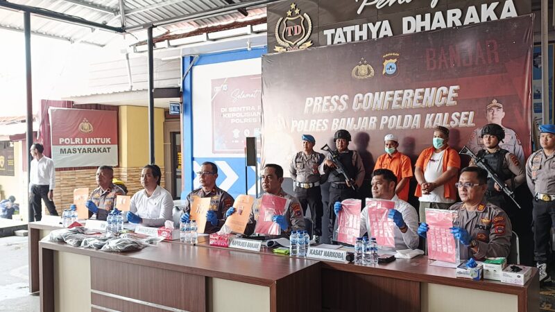 POLRES BANJAR CATAT 155 LAPORAN POLISI DAN 20 KILOGRAM SABU SELAMA 2025