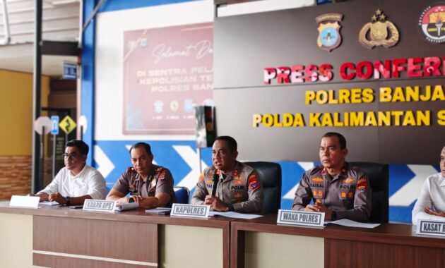 KRIMINALITAS DAN LAKA LANTAS TURUN, NARKOBA JADI PR POLRES BANJAR