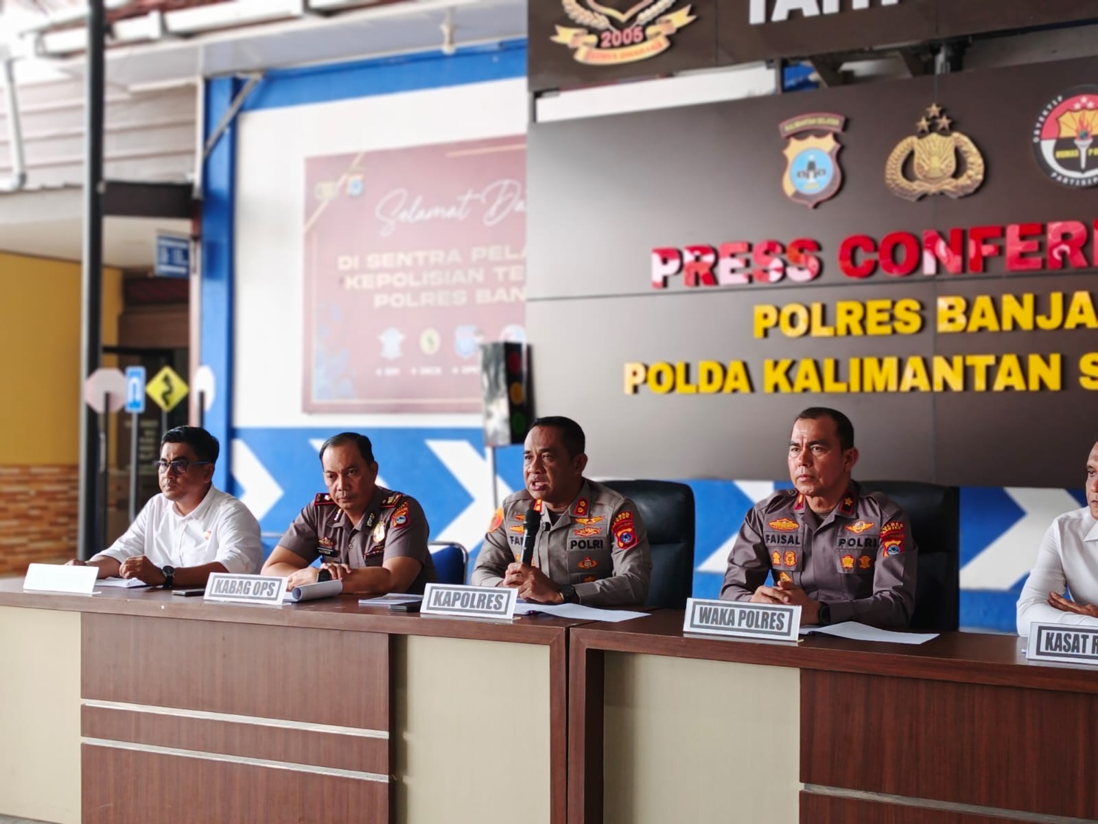 KRIMINALITAS DAN LAKA LANTAS TURUN, NARKOBA JADI PR POLRES BANJAR