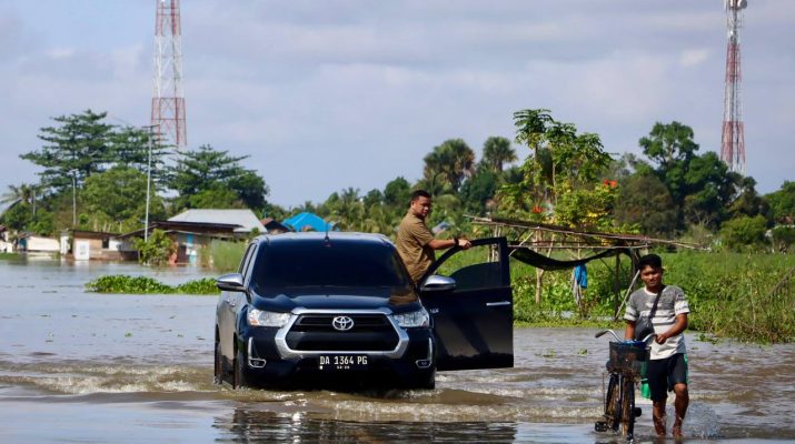 BANJIR BERBULAN-BULAN, JALAN PROVINSI DI KALSEL MASUK DAFTAR PRIORITAS PERBAIKAN