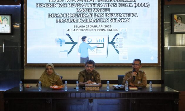 DISKOMINFO KALSEL TATA SKEMA PPPK PARUH WAKTU, BUKA PELUANG NAIK STATUS PENUH WAKTU